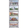 2003. Danske boliger II, AFA 1356-60, postfrisk Stemplet FDC