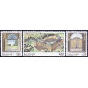 2004. Frederikberg slot, AFA 1391-93, postfrisk Stemplet FDC