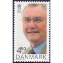 2004. HKH Prins Henrik 70 år, AFA 1395, postfrisk Stemplet FDC
