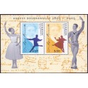 2005. August Bournonville's fødsel, AFA 1434, i postfrisk miniark Stemplet FDC