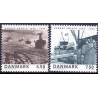 2005. Danske søfolk 1939-1945 , AFA 1435-36, postfrisk Stemplet FDC