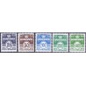 2005. Ny Bølgelinietype, AFA 1444-48, postfrisk Stemplet FDC