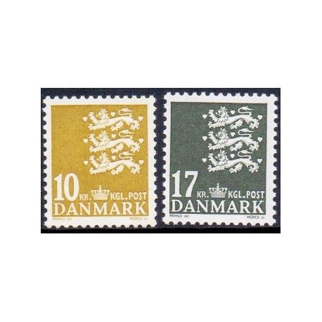 2006. Slupperingsværdier, AFA 622a og 1454, postfrisk Stemplet FDC