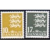 2006. Slupperingsværdier, AFA 622a og 1454, postfrisk Stemplet FDC