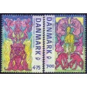 2006. Nordisk mytologi, AFA nr. 1460-61, postfrisk Stemplet FDC