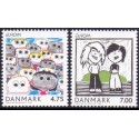 2006. Europamærker / CEPT, AFA nr. 1482-83, postfrisk  Stemplet FDC
