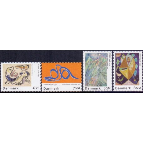 2006. Cobra-malere, AFA nr. 1484-87, postfrisk   Stemplet FDC