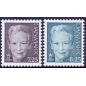 2006. Suppleringsværdier, AFA nr. 1488-89, postfrisk   Stemplet FDC