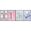 2007. Danske vindmøller, AFA nr. 1492-95, postfrisk   Stemplet FDC