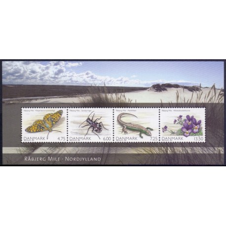2007. Danmarks natur, AFA nr. 1516, i postfrisk miniark   Stemplet FDC