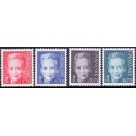 2008. Dr. Margrethe, suppleringsværdi, AFA nr. 1522-25, postfrisk   Stemplet FDC