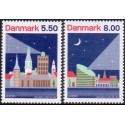 2009. Astronomi, AFA nr. 1576-77, postfrisk   Stemplet FDC