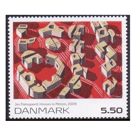 2009. Frimærkekunst, AFA nr. 1589, postfrisk   Stemplet FDC