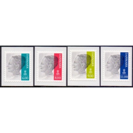 2011. Dr. Margrethe. Dagligmærker. AFA nr. 1642E-45E,  postfrisk    Stemplet FDC