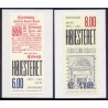 2011. Højesteret 350 år. AFA nr. 1647E-48E,  postfrisk  Stemplet FDC