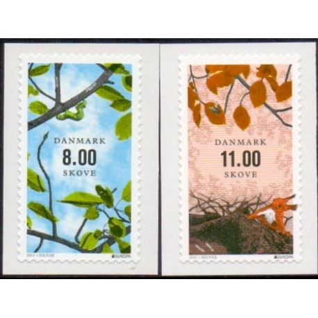 2011. Europamærker / CEPT. AFA nr. 1658-59,  postfrisk   Stemplet FDC