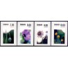 2011. Sommerens blomster. AFA nr. 1663-66,  postfrisk  Stemplet FDC