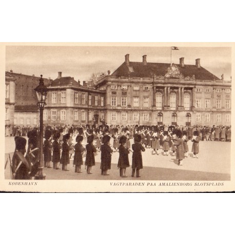 Royal. Amalienborg Vagtparaden, ubrugt (Lütken 133)