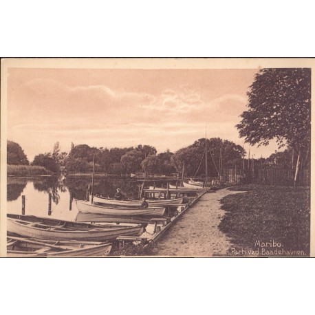 4930. Maribo. Parti fra Baadehavnen, ubrugt (Stenders)