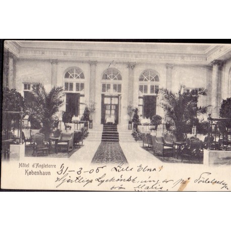 1000. København. Hotel d'Angleterre, brugt 1905