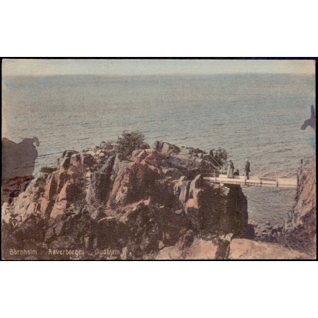 Bornholm. Gudhjem Røverborgen, St. København 1927 med julemærke (Stender 122)
