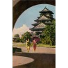 Japan. Osaka Castle, unused postcard