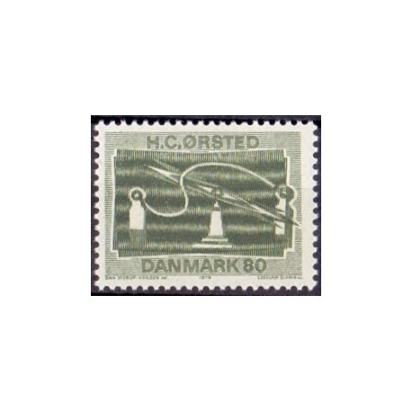 1970. H.C. Ørsted. AFA nr. 500 postfrisk Stemplet FDC
