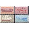 1970. Dansk skibsfart. AFA nr. 503-06 postfrisk Stemplet FDC