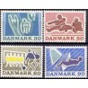 1971. Sport. AFA nr. 516-18 postfrisk  stemplet FDC