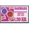 1972. Meteorogisk Institut. AFA nr. 523 postfrisk  stemplet FDC