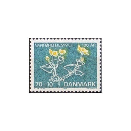 1972. Vanførehjemmet. AFA nr. 531 postfrisk    stemplet FDC