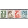 1972. Byggetekniske trafikanlæg. AFA nr. 534-37 postfrisk   stemplet FDC