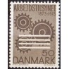 1973. Arbejderbeskyttelse. AFA nr. 543 postfrisk   stemplet FDC