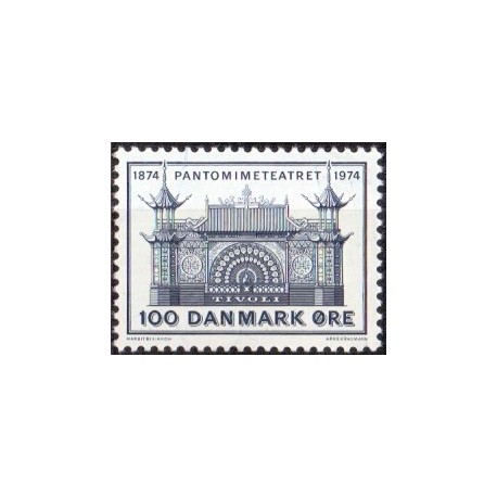 1974. Tivoli Pantomimeteater. AFA nr. 559 postfrisk   stemplet FDC