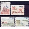 1975. Landelsserie Sønderjylland. AFA nr. 597-600 postfrisk   stemplet FDC