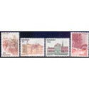 1976. Landsdelsserie København. AFA nr. 613-16 postfrisk  stemplet FDC