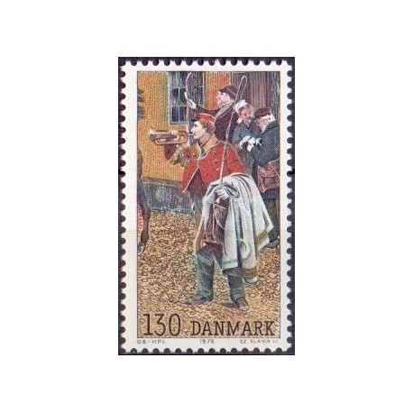 1976. HAFNIA. AFA nr. 624 postfrisk  stemplet FDC