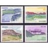 1977. Landsdelsserie Sydjylland. AFA nr. 637-40 postfrisk  stemplet FDC
