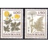 1977. Truet Flora. AFA nr. 649-50 postfrisk  stemplet FDC