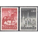 1978. Fredensborg museet. AFA nr. 656-57 postfrisk  stemplet FDC