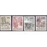 1978. Fiskeri. AFA nr. 664-67 postfrisk stemplet FDC