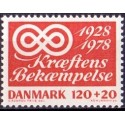 1978. Kræftens Bekæmpelse. AFA nr. 668 postfrisk stemplet FDC