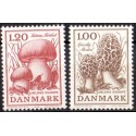 1978. Svampe. AFA nr. 669-70 postfrisk   stemplet FDC
