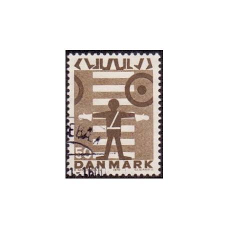 1970. Trafiksikkerhed. AFA nr. 494 postfrisk, stemplet FDC