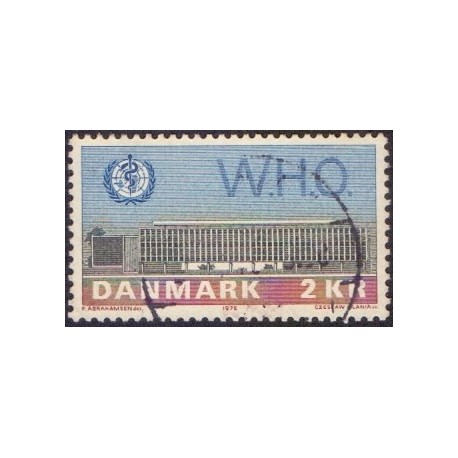 1972. WHO Bygningen. AFA nr. 533 postfrisk    stemplet FDC