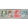 1972. Byggetekniske trafikanlæg. AFA nr. 534-37 postfrisk   stemplet FDC