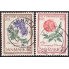 1973. Jyske Haveselskab. AFA nr. 545-46 postfrisk   stemplet FDC