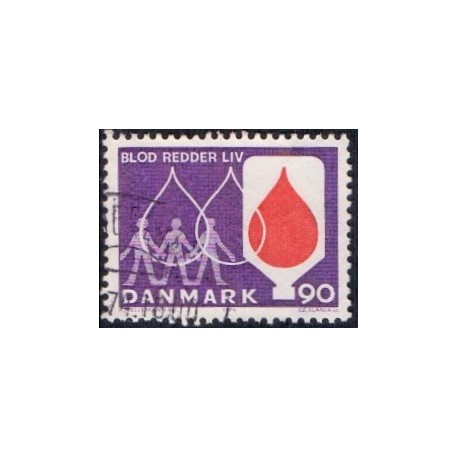 1974. Bloddonersagen. AFA nr. 558 stempelt postfrisk  stemplet FDC