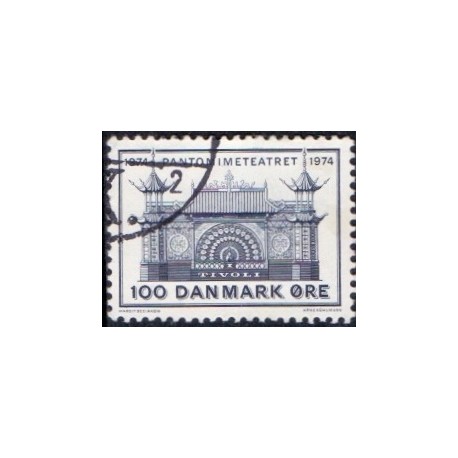 1974. Tivoli Pantomimeteater. AFA nr. 559 postfrisk   stemplet FDC