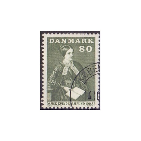 1971. Dansk Kvindesamfund. AFA nr. 509 postfrisk      stemplet FDC